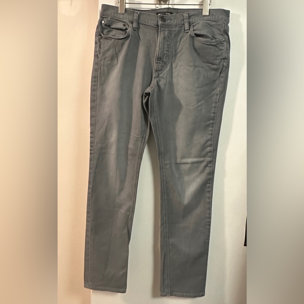 Michael Kors Men’s 34/32 Parker Slim Fit Grey Jeans